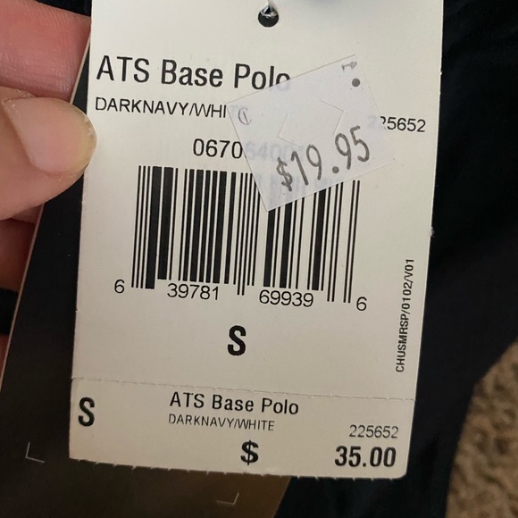 NWT Adidas performance size small blue polo small - Picture 2 of 4